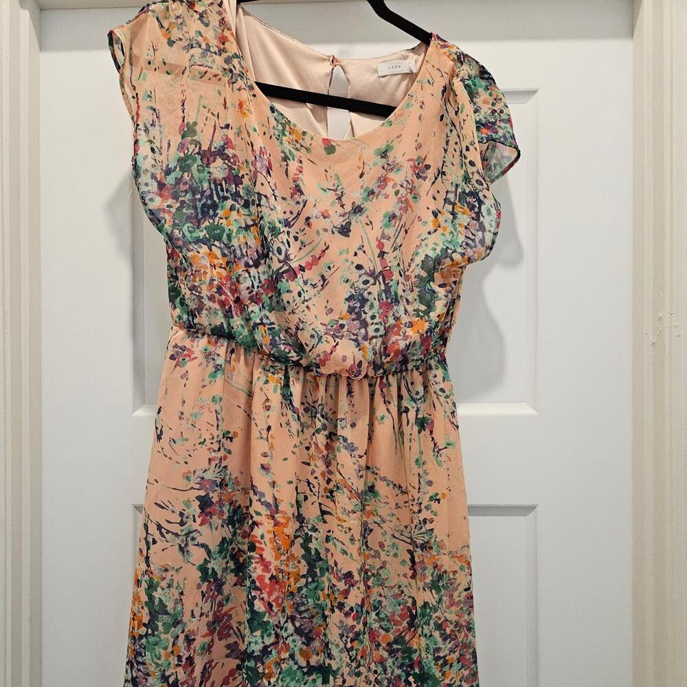Lush floral print dress